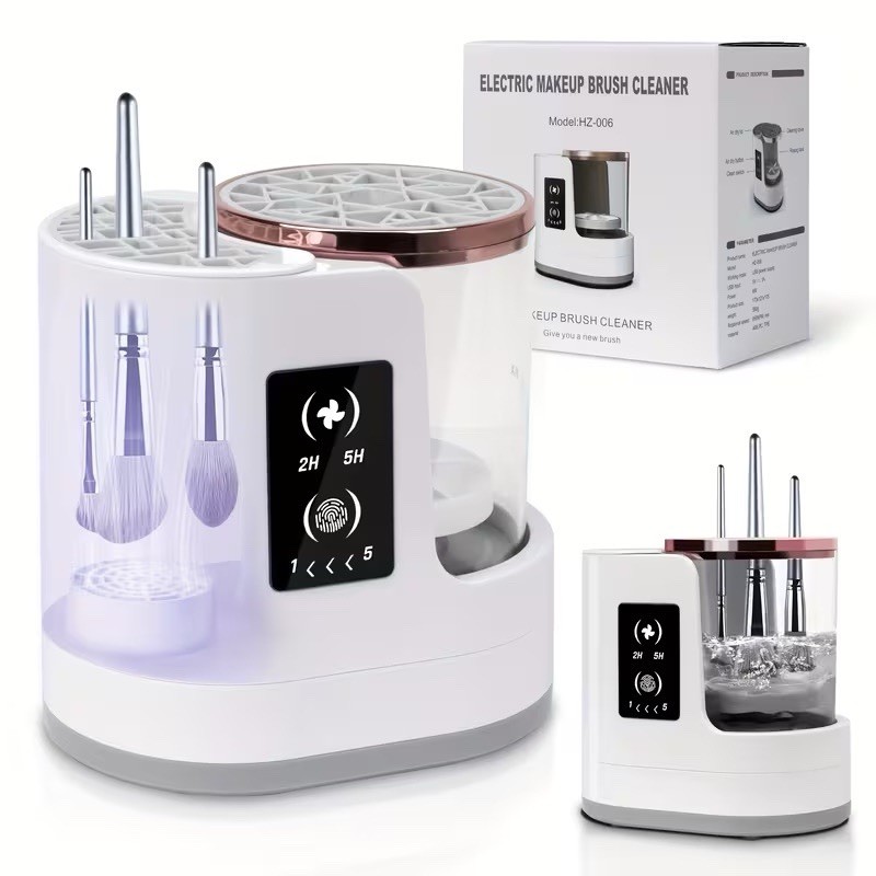 3 In 1 Electric Makeup Brush Cleaner Dryer USB Automatic Portable