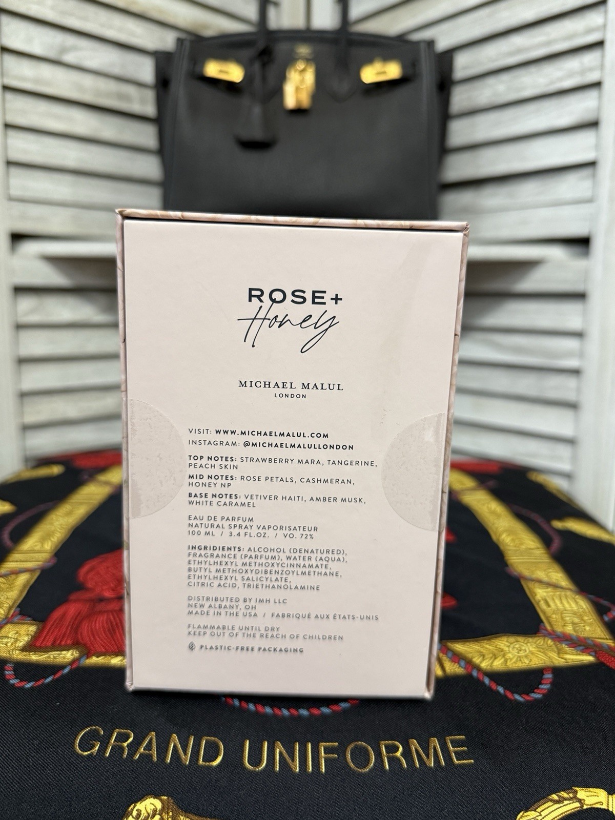 Michael Malul London Rose + Honey Eau de Parfum Spray, Regular 3.4 fl oz