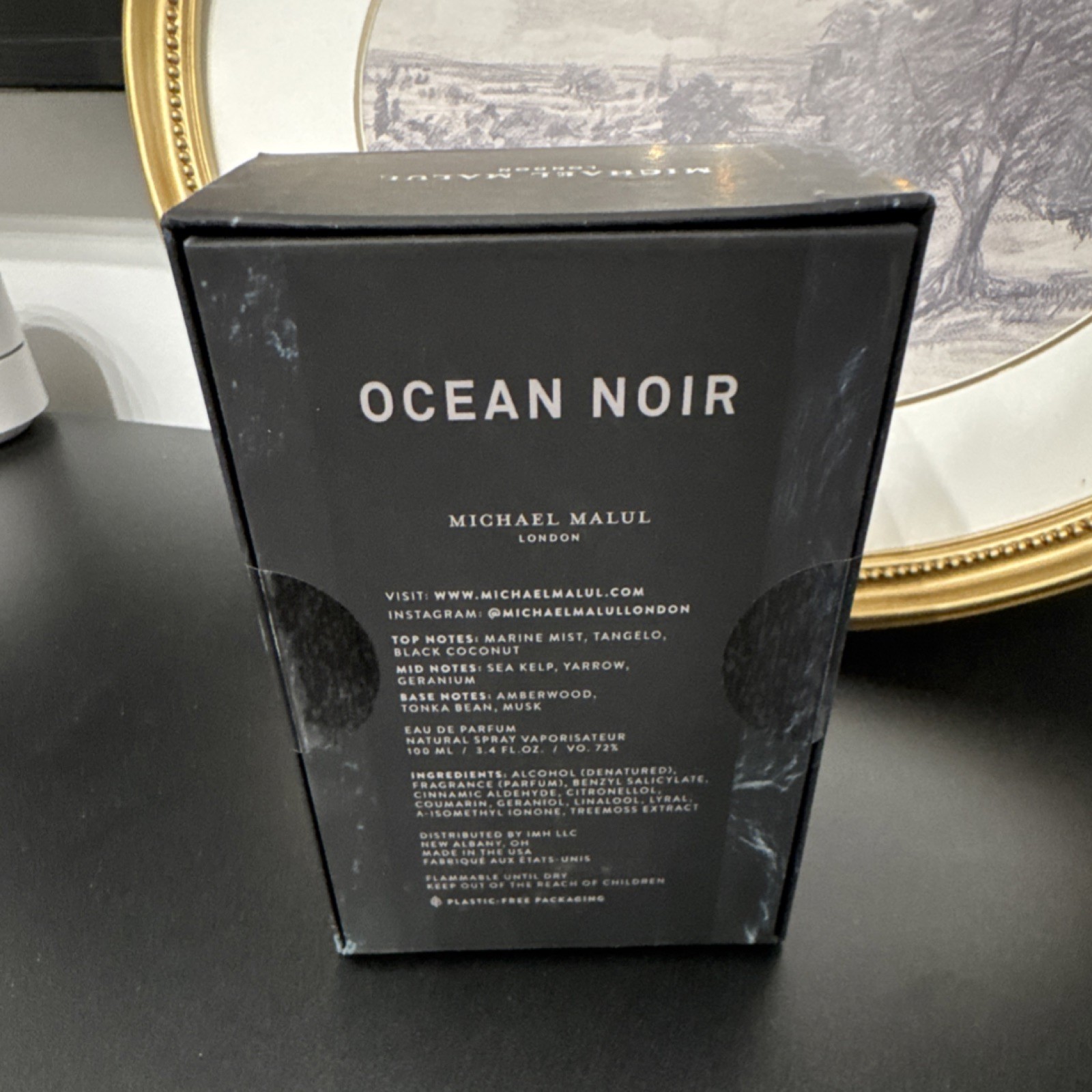 Michael Malul London Ocean Noir Eau de Parfum Spray 100ml 3.4 fl oz
