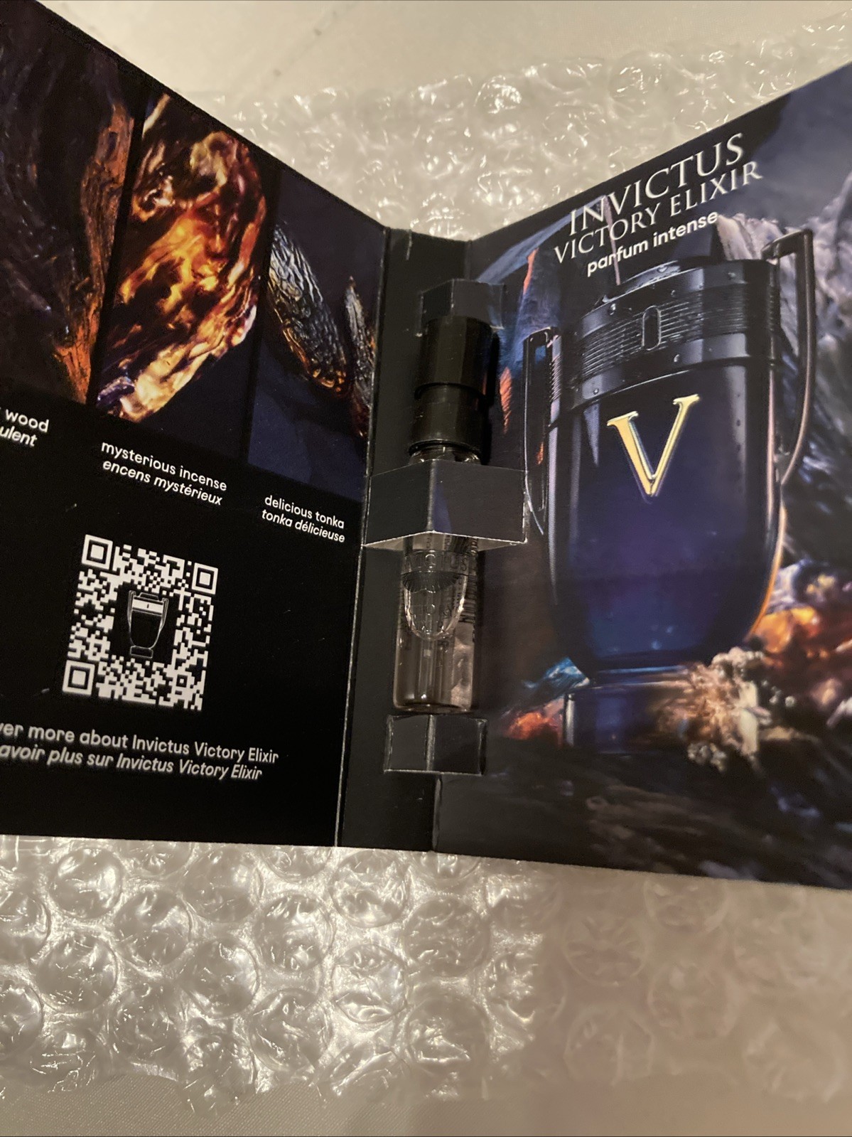 PACO RABANNE Invictus Victory Elixir PARFUM INTENSE Mens Sample Spray 1.5ml New