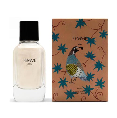 ZARA Femme Glitter for Women 3.4 oz (100ml) EDP Spray RETAIL BOX