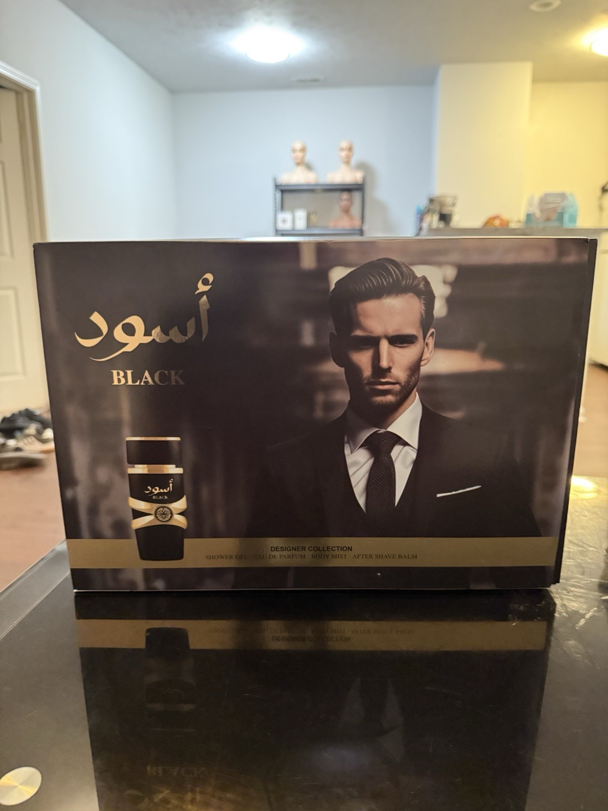 Afnan Black Eau de Parfum Spray Regular Size 0.1 fl oz New with Box