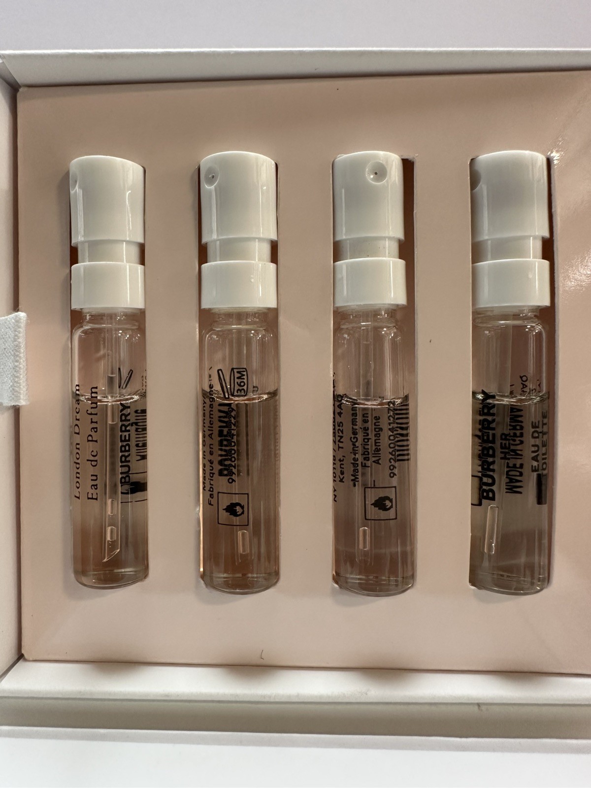 Burberry Her 4pc Vials Gift Set Her EDP&EDT, Her Elixir & Her London Dream 4X1.5