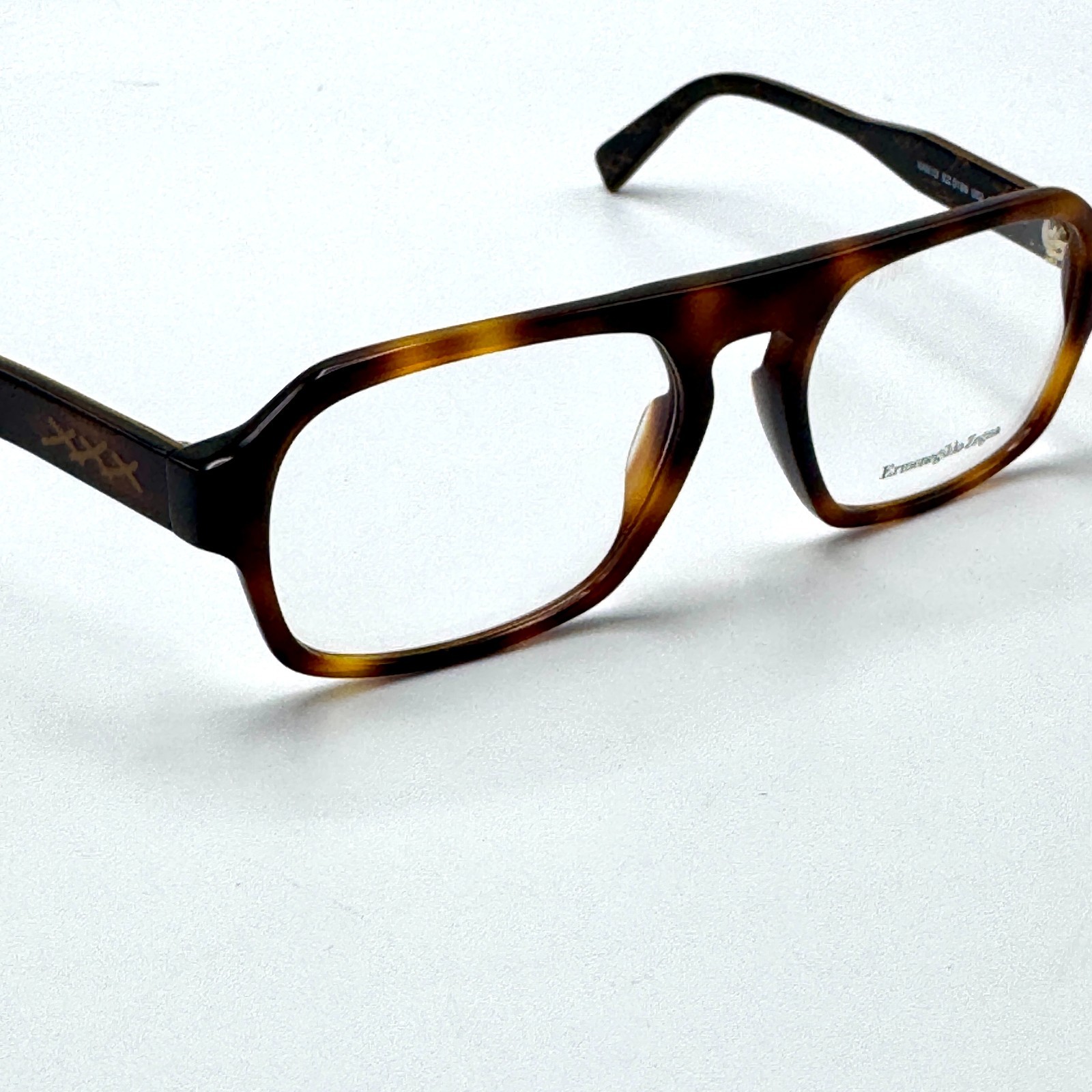 Ermenegildo Zegna Eyeglass Frames XXX13 EZ5199 052 Havana Pilot 54-18-145
