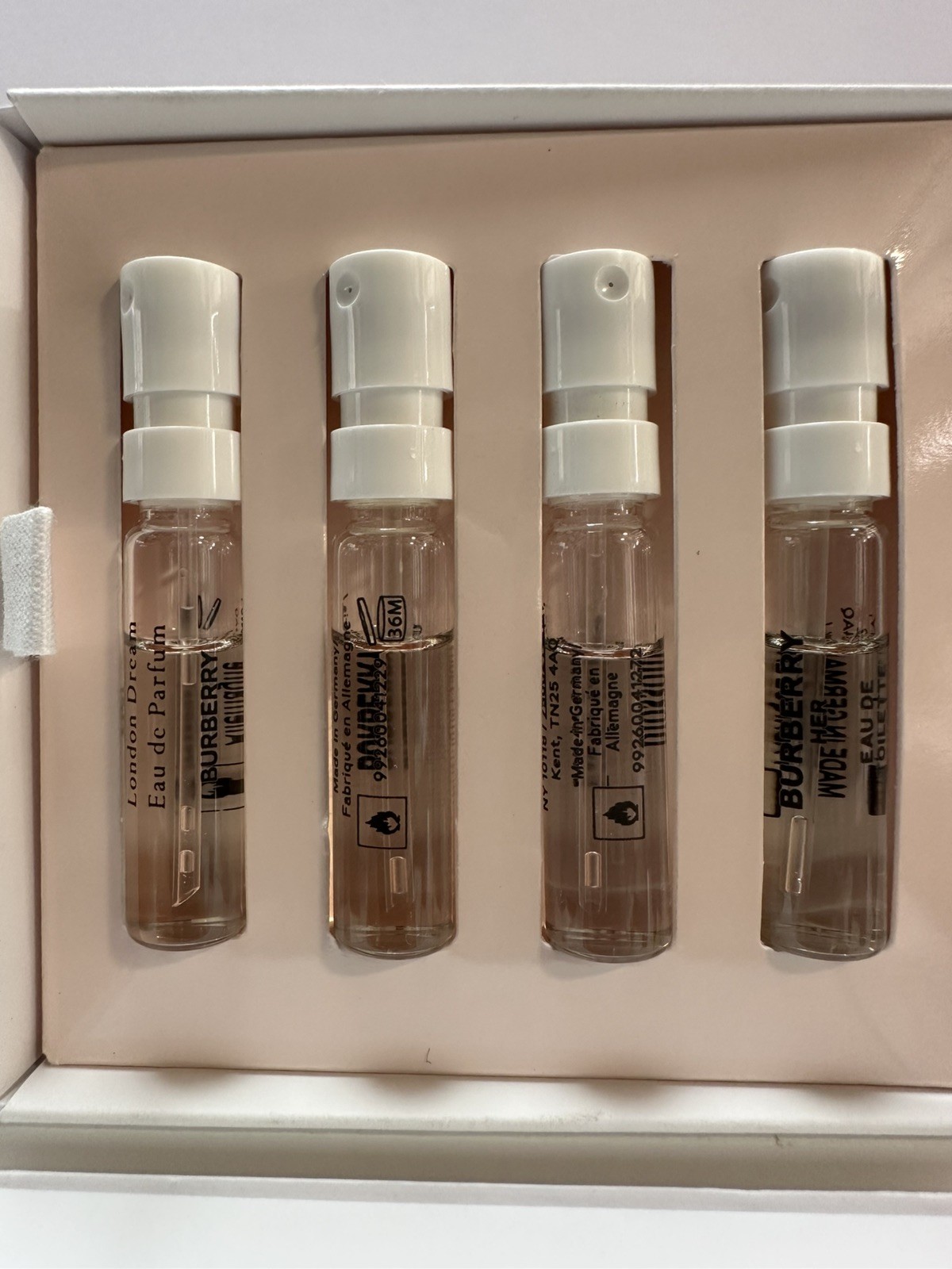 Burberry Her 4pc Vials Gift Set Her EDP&EDT, Her Elixir & Her London Dream 4X1.5