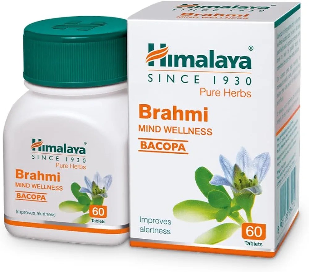 (Pack of 5) Himalaya Brahmi for Improved Alertness & Focus 300 Tablets free ship