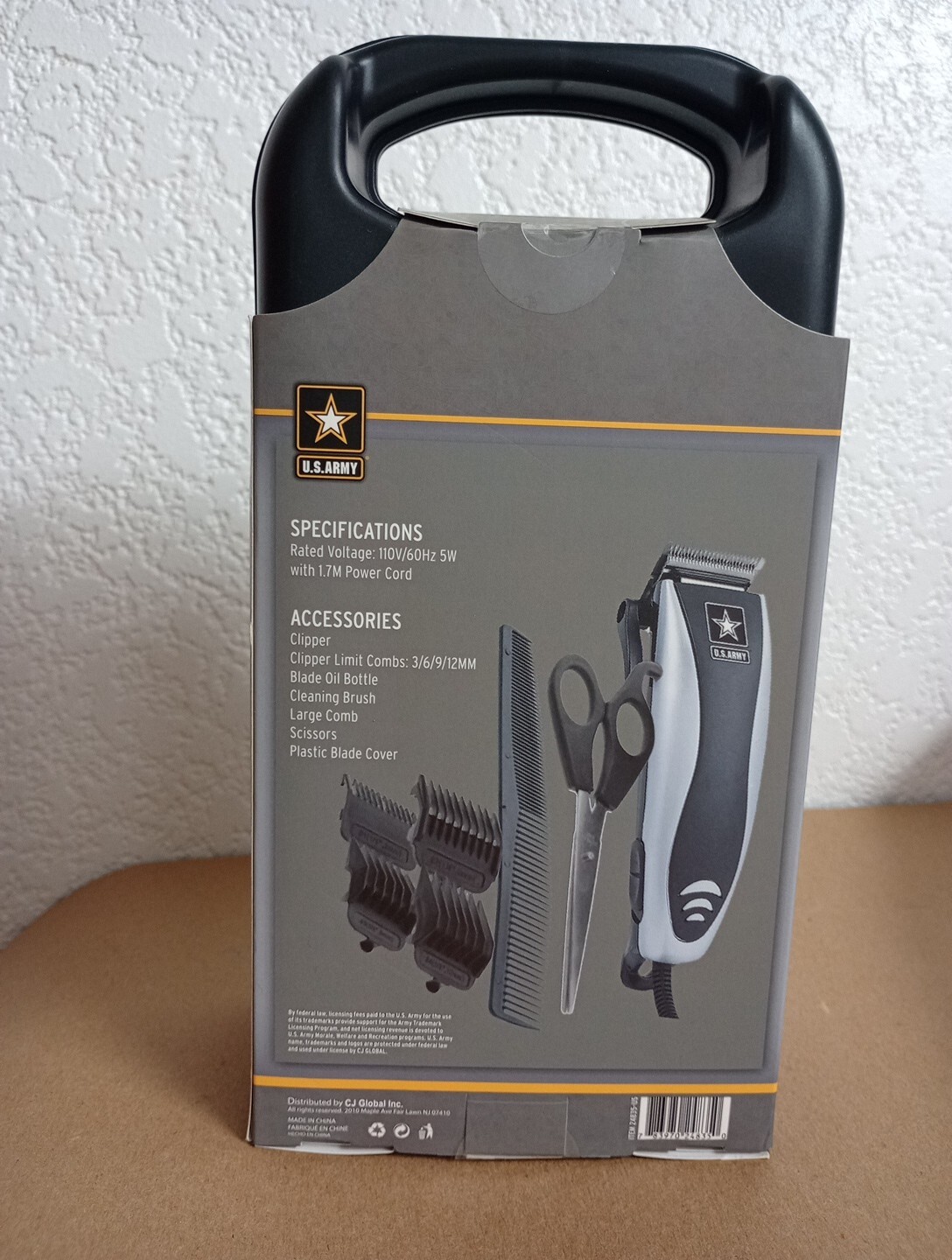 Licensed United States Army Hair Clipper – 10 Piece Set