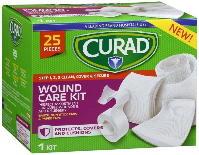 Curad Wound Care Kit 25 pieces