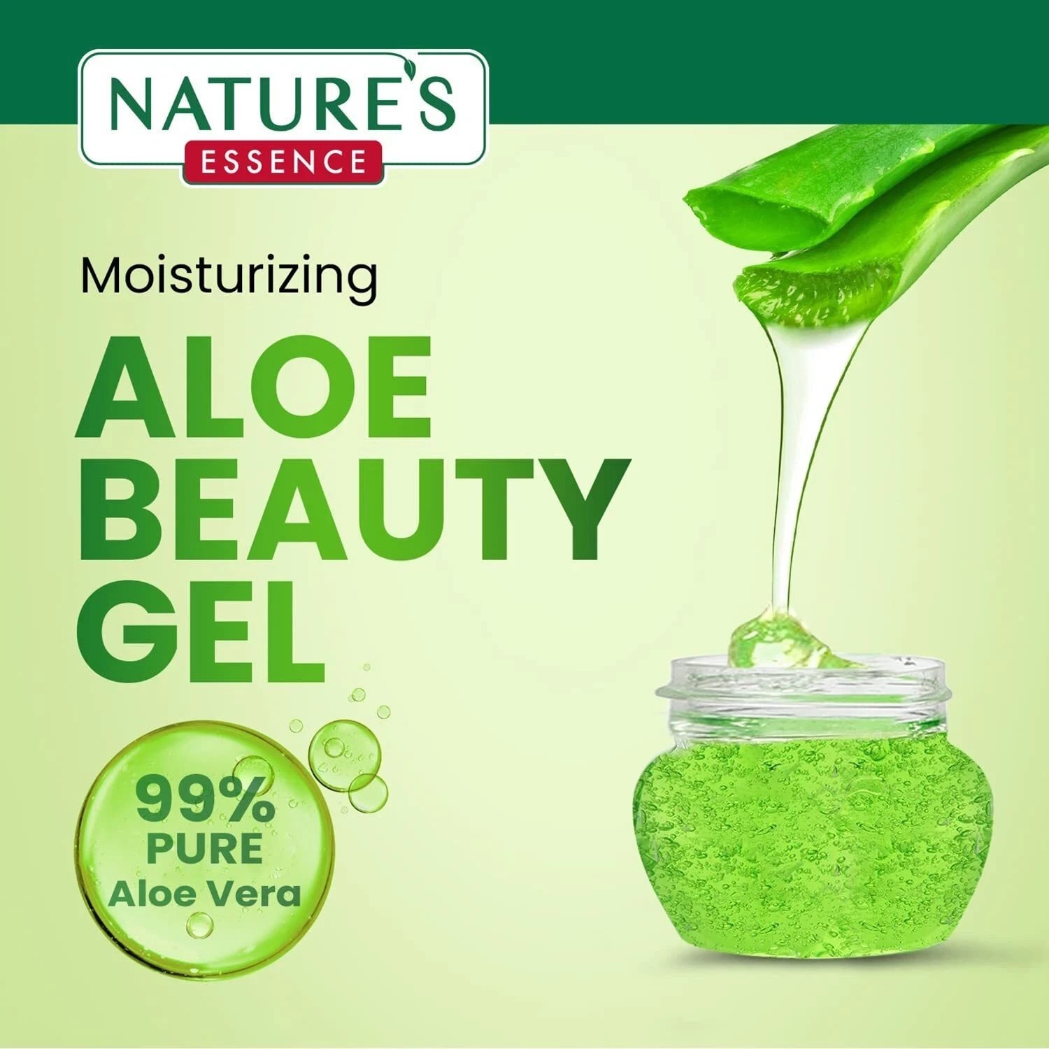 Nature’s Essence Moisturising Aloe Beauty Gel 100gm Multi Purpose Gel