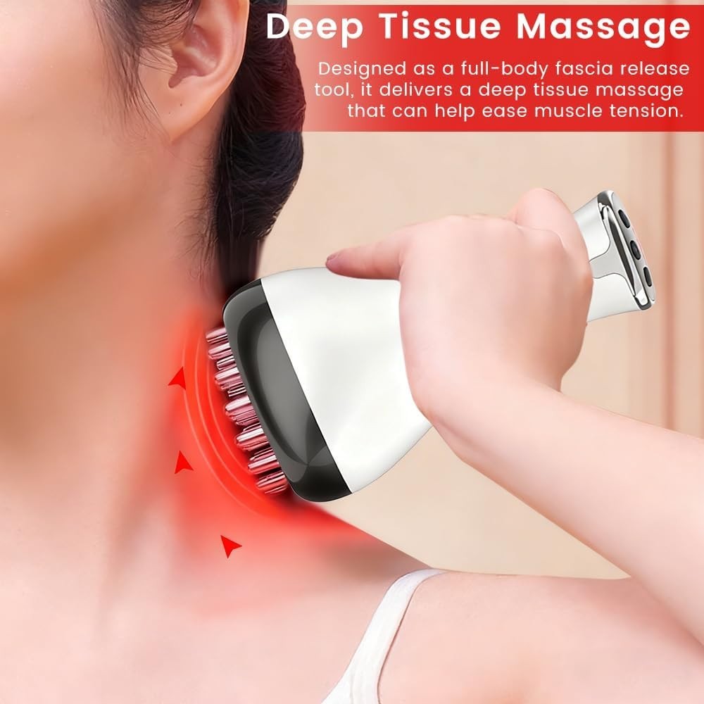 LED Display Rechargeable Massager: Anti-Cellulite & Skin Smoothing for Daily Use