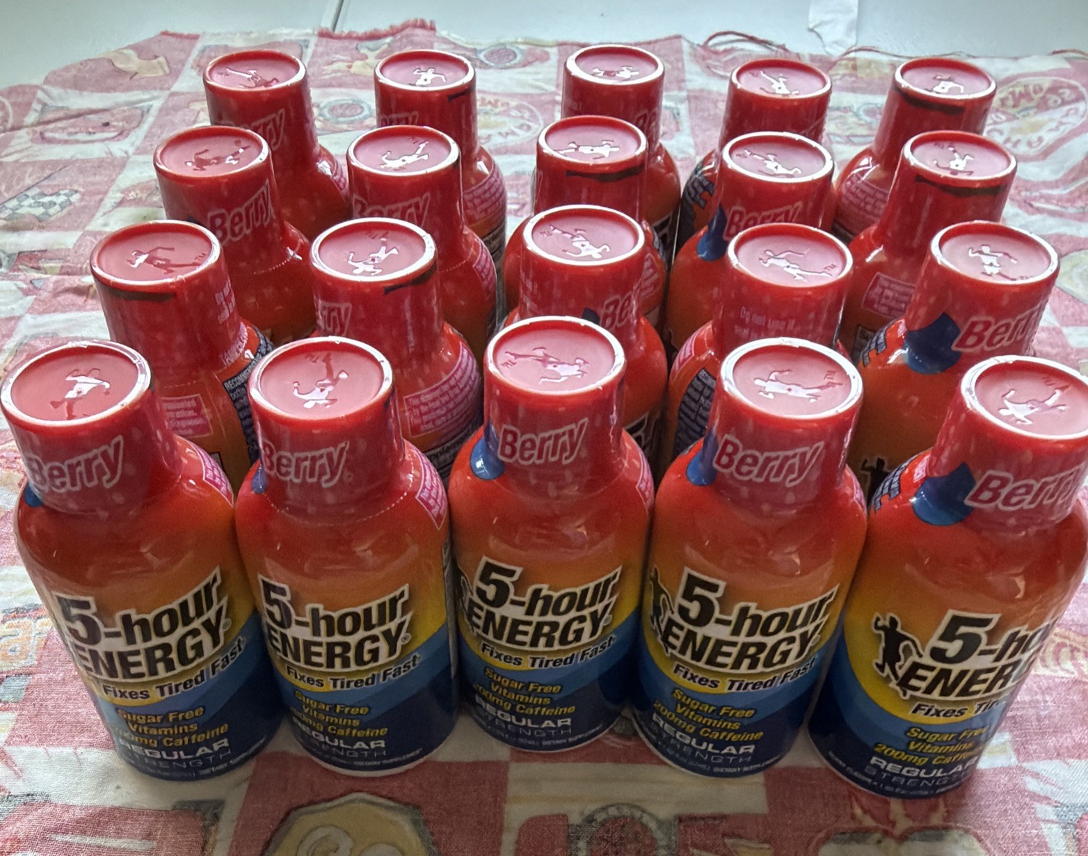 5 hour energy Shot Regular Strength 1.93oz Berry Exp 09/26 No Boxes 20 Bottles