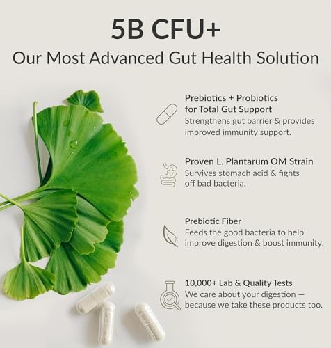 BIOptimizers Probiotic Breakthrough – Lactobacillus Plantarum OM Probiotics & Pr
