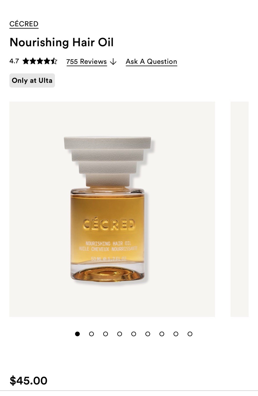 Creed, Money Hair Oil And Lotion