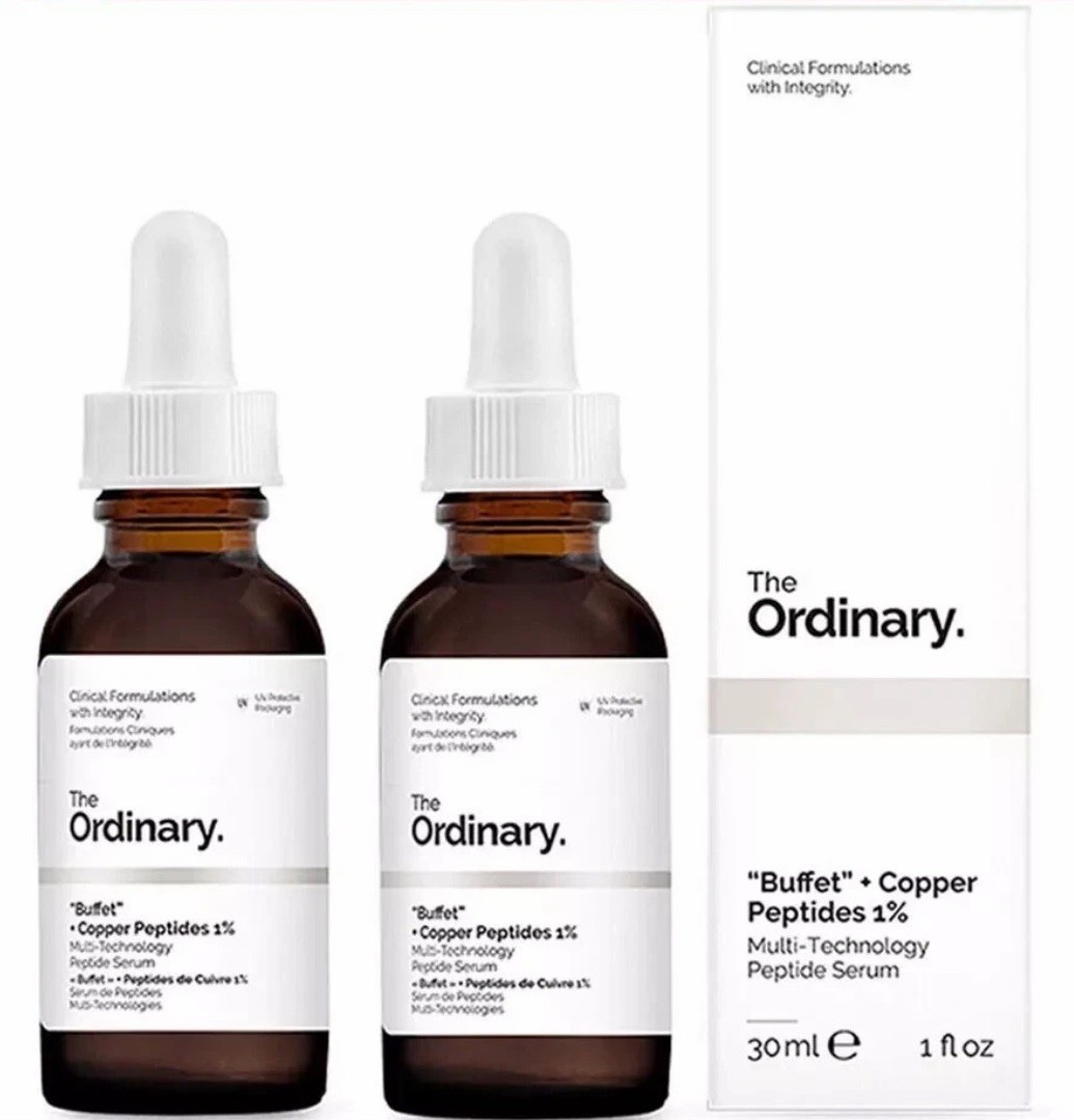 7 X The Ordinary Multi-Peptide +Copper Peptides 1%, Anti-Aging Serum for Wrinkle