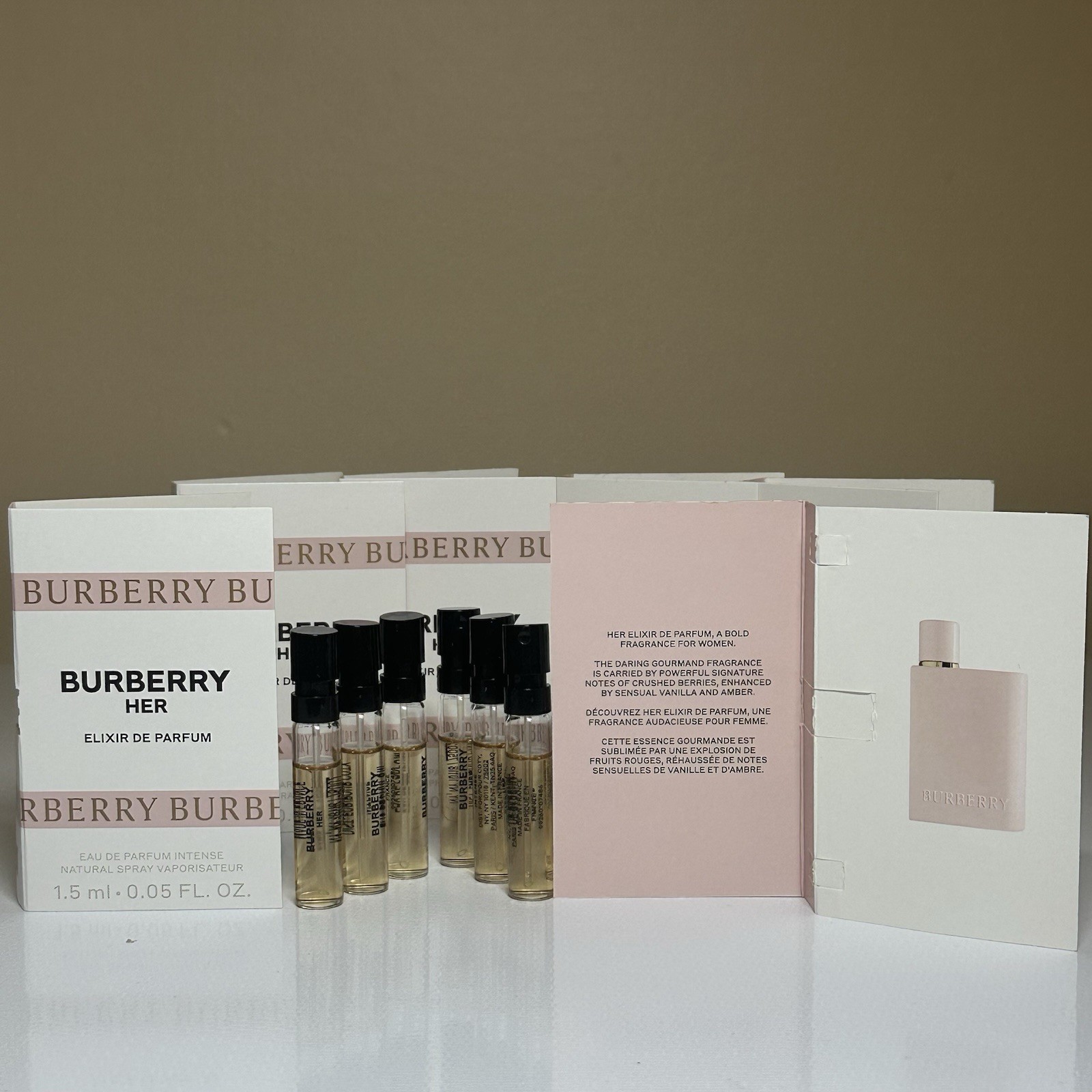 6 Burberry Her 1.5ml Women’s Elixir de Parfume