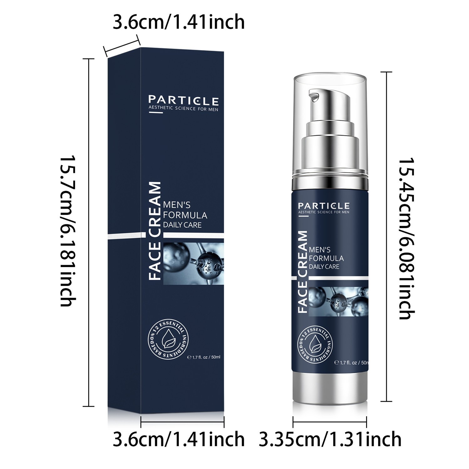 Particle Face Cream For Men 6 In 1 Anti Aging Cream Fights Eye Bags Dark Spots🔥