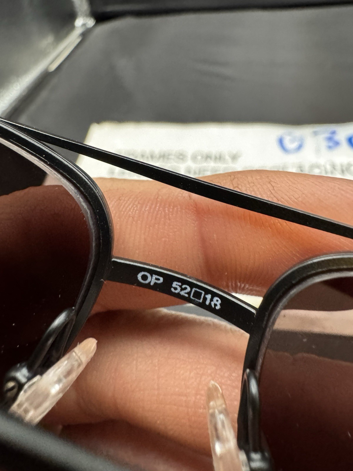 Artcraft Eyeglasses OP 52-18-140 Matte Black Square United States Vintage EB06