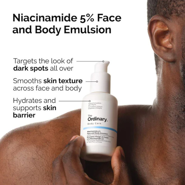 NIB 100% Authentic The Ordinary Niacinamide 5% Face and Body Emulsion,3.4oz