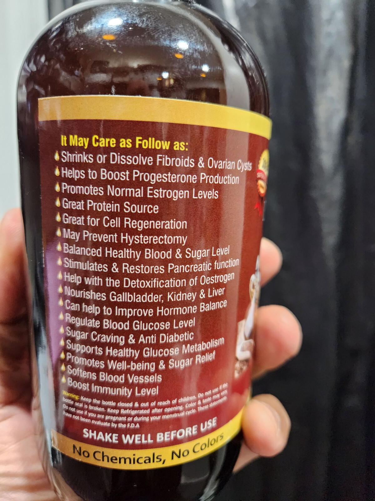 Fibroid & Lupus Botanical Balance Care Tonic By Essential Palace 5 in 1, 16 oz