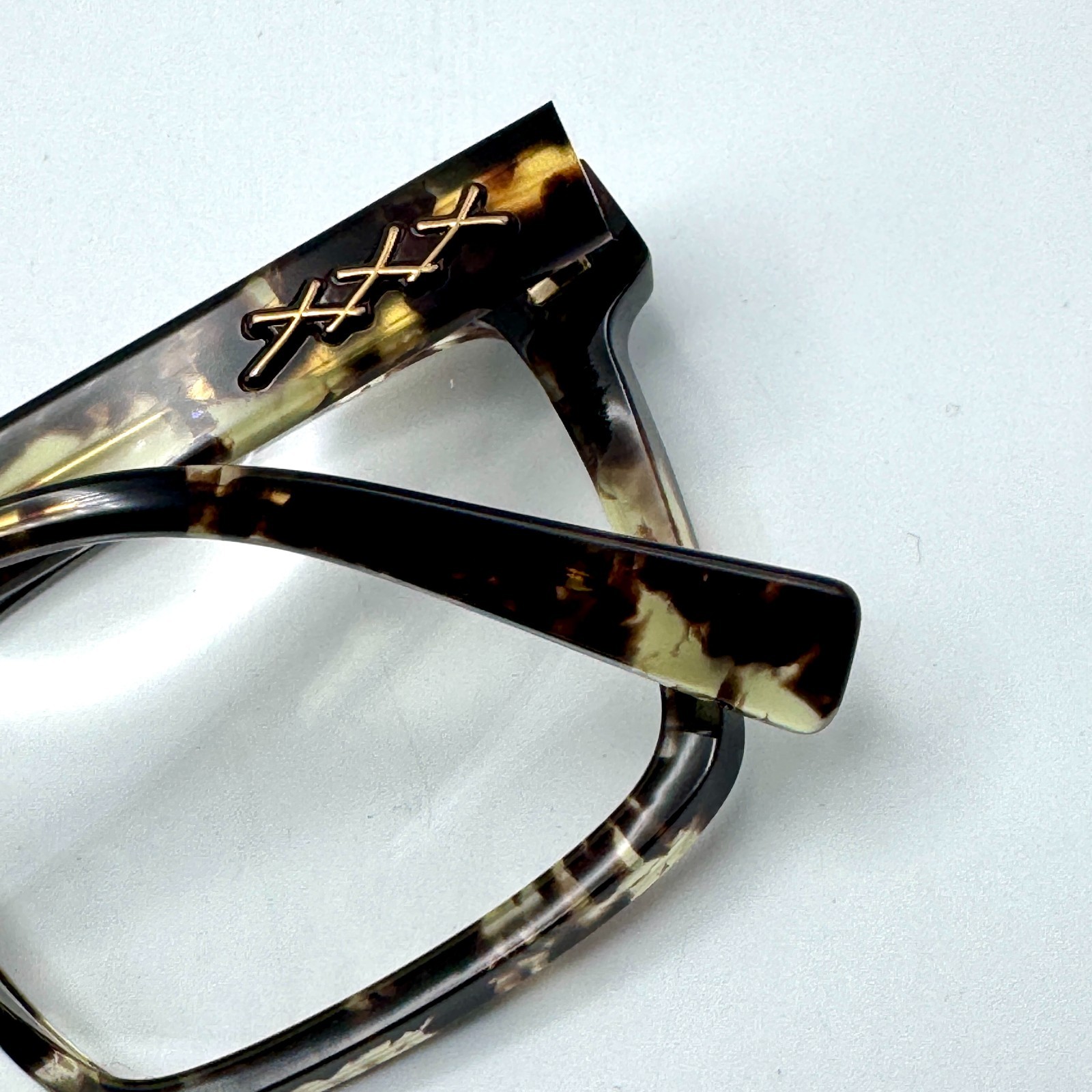 Ermenegildo Zegna Eyeglass Frames XXX15 EZ5199 56P Havana Rectangle 55-18-150