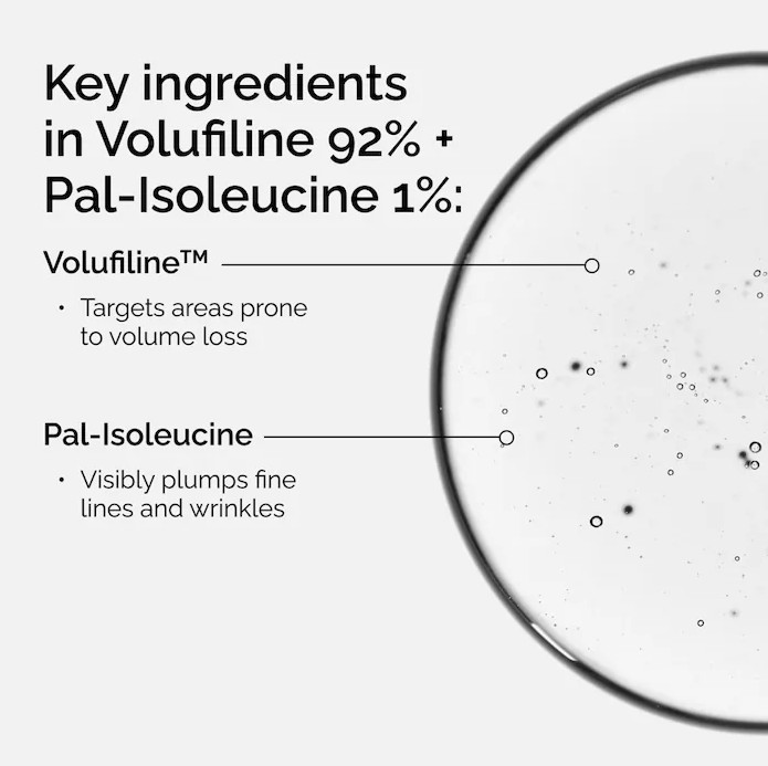 The Ordinary Volufiline 92% + Pal-Isoleucine 1% Plumping Serum,0.51oz/15ml