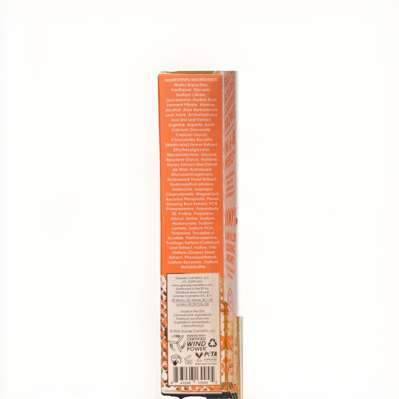 Grande BROW Eyebrow Enhancing Clear Serum, 1.5ML Sealed New Exp 2027