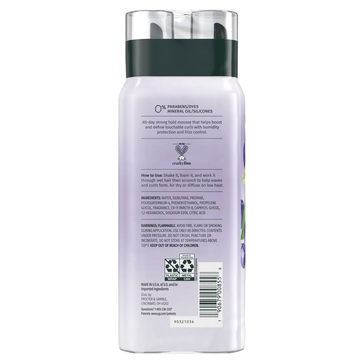 2 Pack Herbal Essences Curly Hair Curl Boosting Mousse 24 Hour Hold 6.8oz New