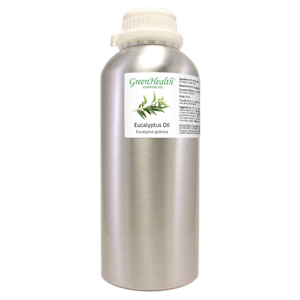 32 fl oz Eucalyptus Globulus Essential Oil Pure & Natural in Aluminum Bottle
