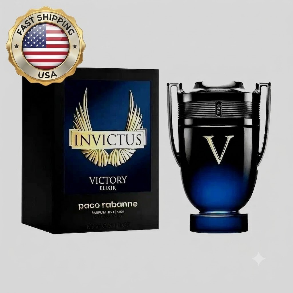 Invictus Victory Elixir by Paco Rabanne 3.4 oz Parfum Intense new with box