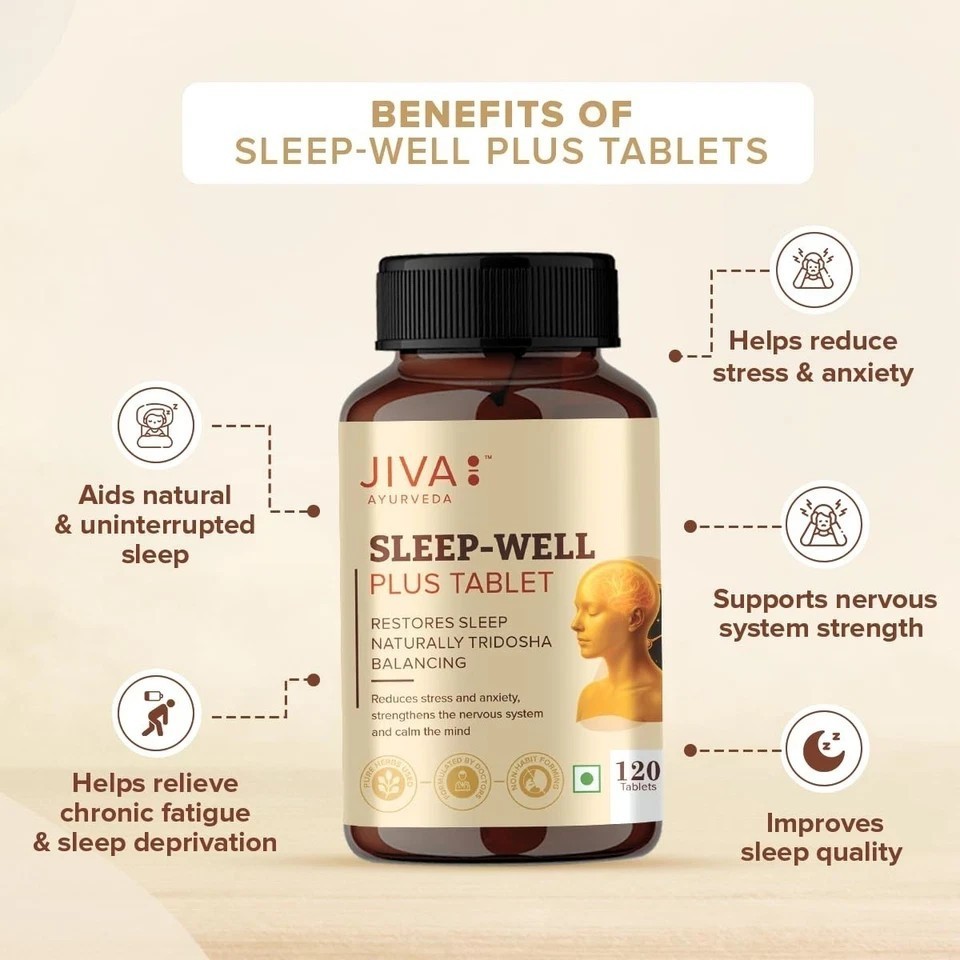Sleep Well Plus Tablets | Non-Habit Forming | Supports Sleep, Relaxation