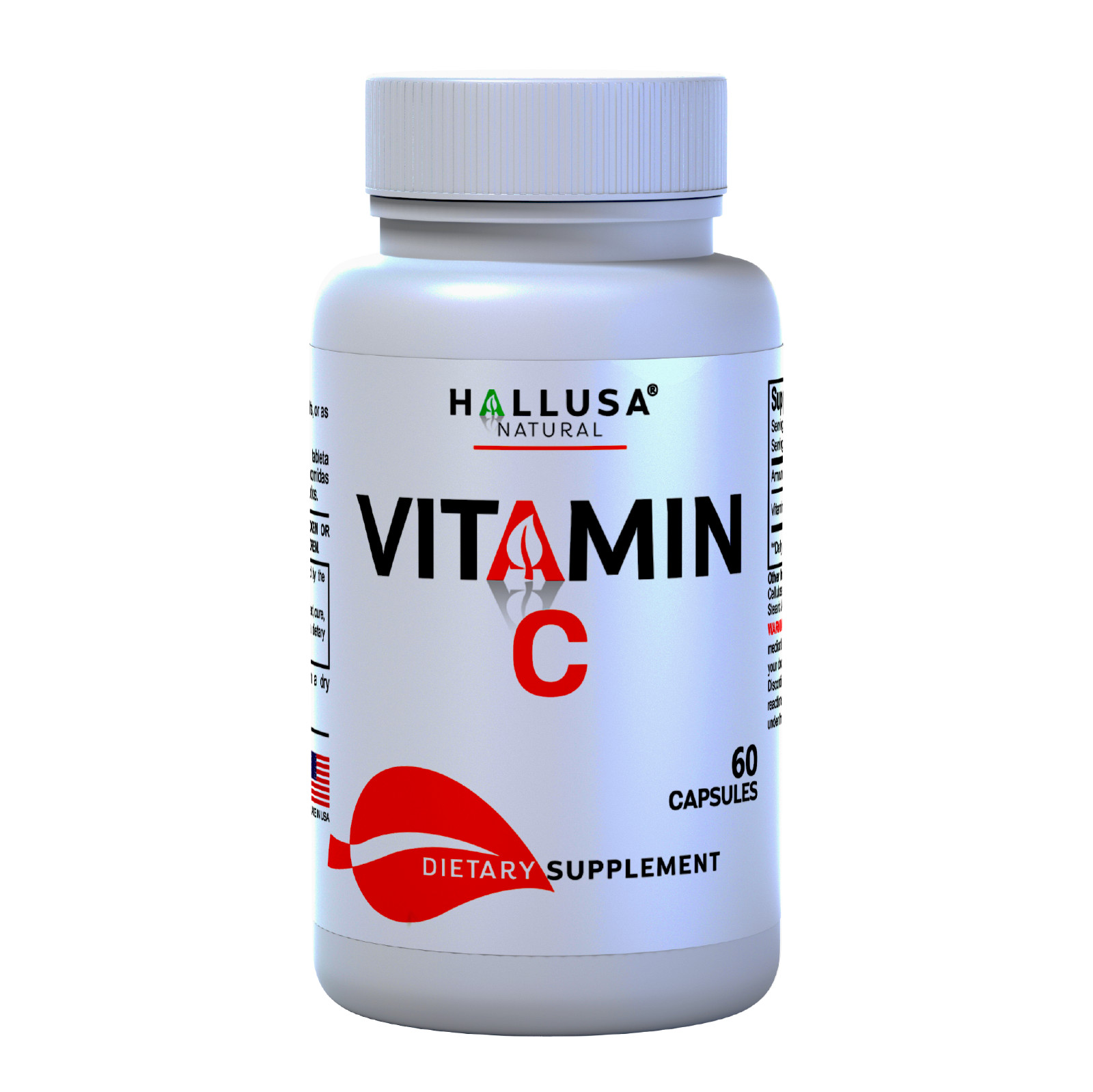 VITAMIN C 1000mg – Powerful Antioxidant – Immune System – Supplement – 60 Cap