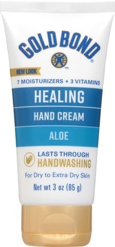 Gold Bond Healing Hand Cream, 3 Oz., with Aloe, Moisture That Lasts through Hand