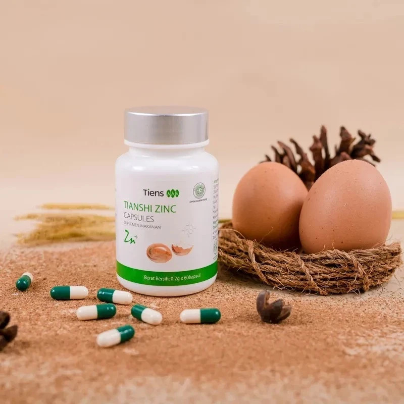2pcs TIENS Tianshi Zinc Nutritional Supplement 60 Caps