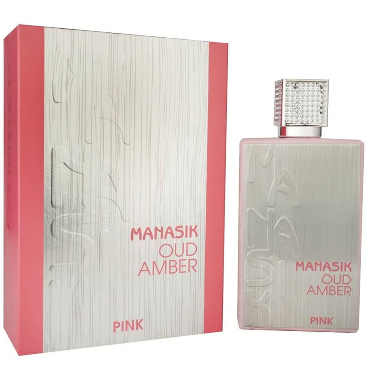 Manasik Oud Amber Pink Perfume | Long Lasting Arabian Fragrance | 80ml EDP