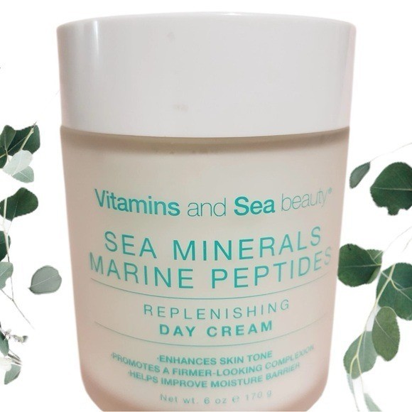 Vitamins And Sea Beauty Marine Peptide Replenishing Cream Firming Moisturizer PC