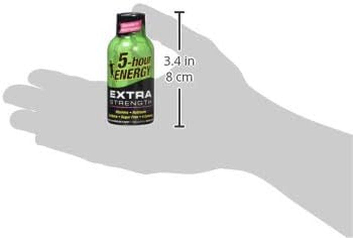 5-Hour Energy Extra Strength Strawberry Watermelon Energy Shot 1.93 Oz. Bottles