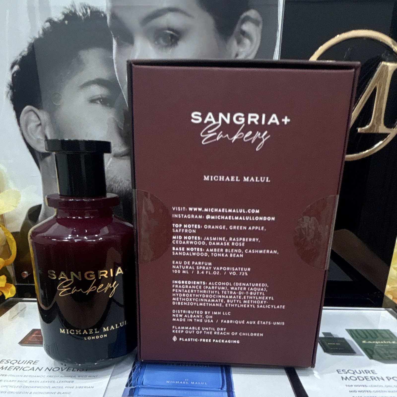 Michael Malul London Sangria+ Emery Eau de Parfum Spray 3.4 fl oz Regular Size
