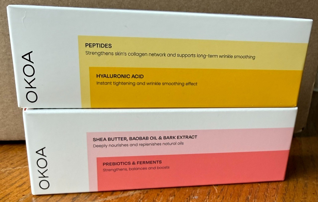 OKOA Skincare Dual Action Lifting Cream & Moisturizer Duo BNIB