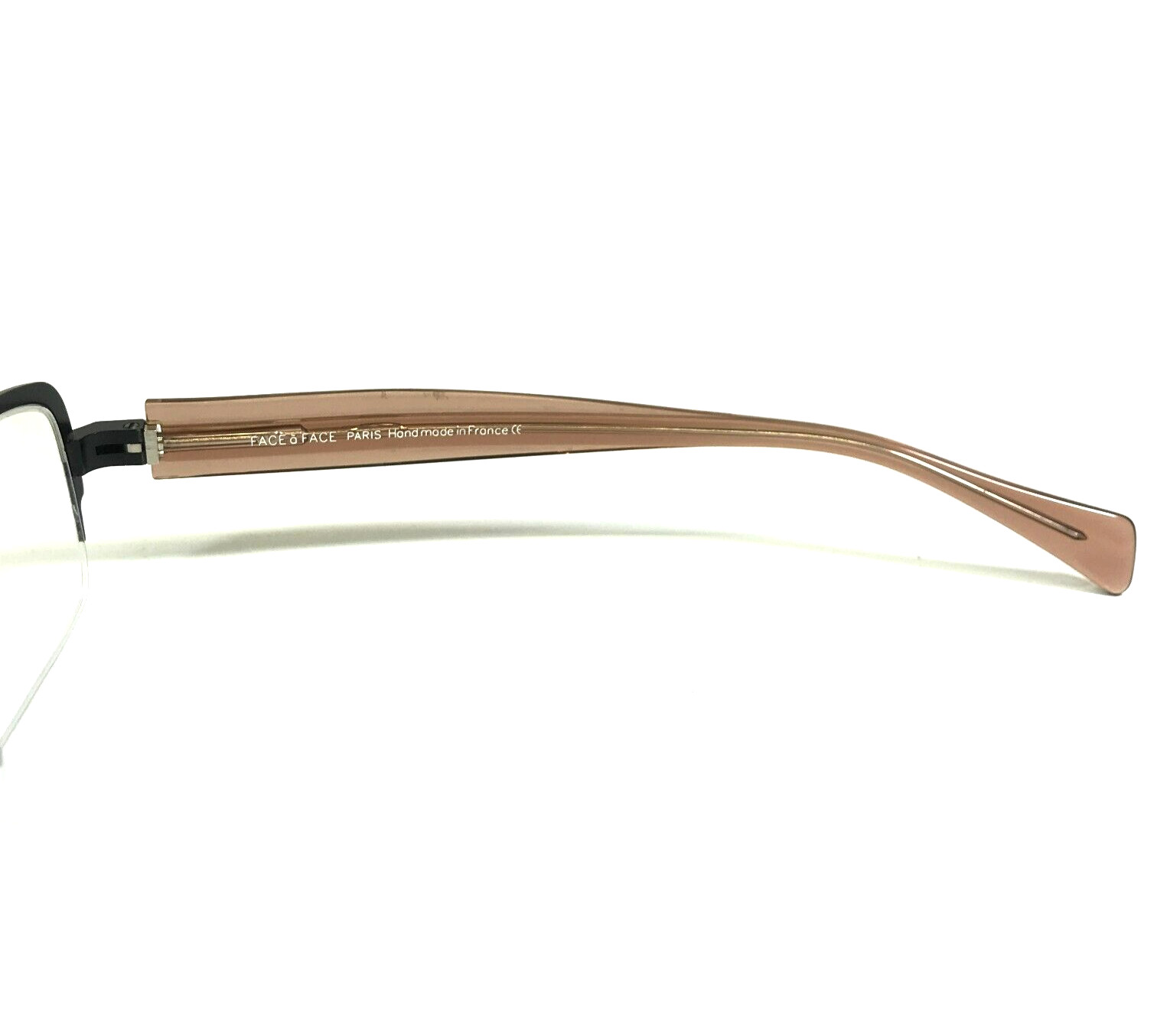 Face a Face Eyeglasses Frames Loris 1 9244 Black Brown Rectangle 55-18-135