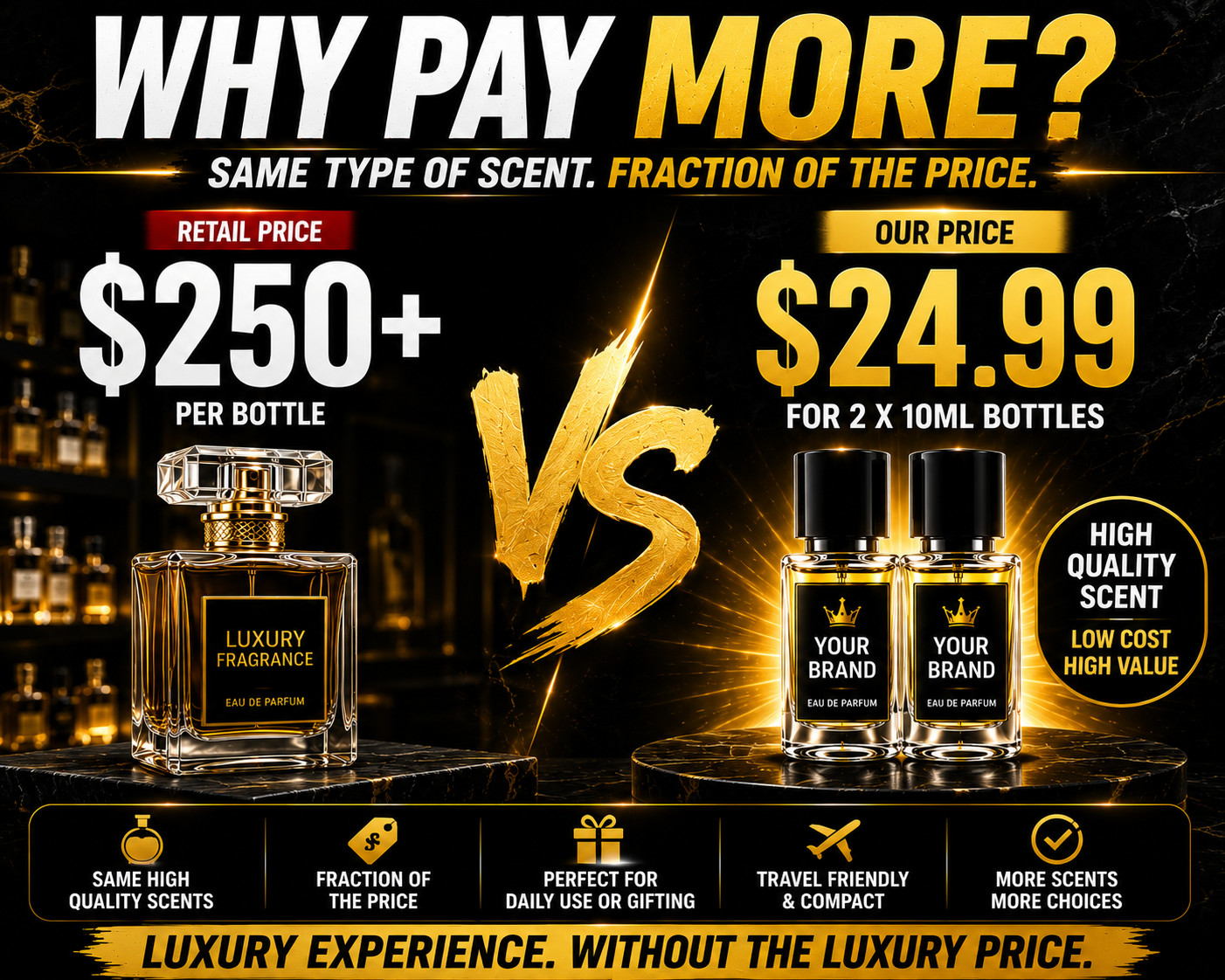 IMPRESSION OF SAUVAGE ELXIR 10ML TRIPLE PREMIUM OIL — BUY ONE GET ONE FREE!