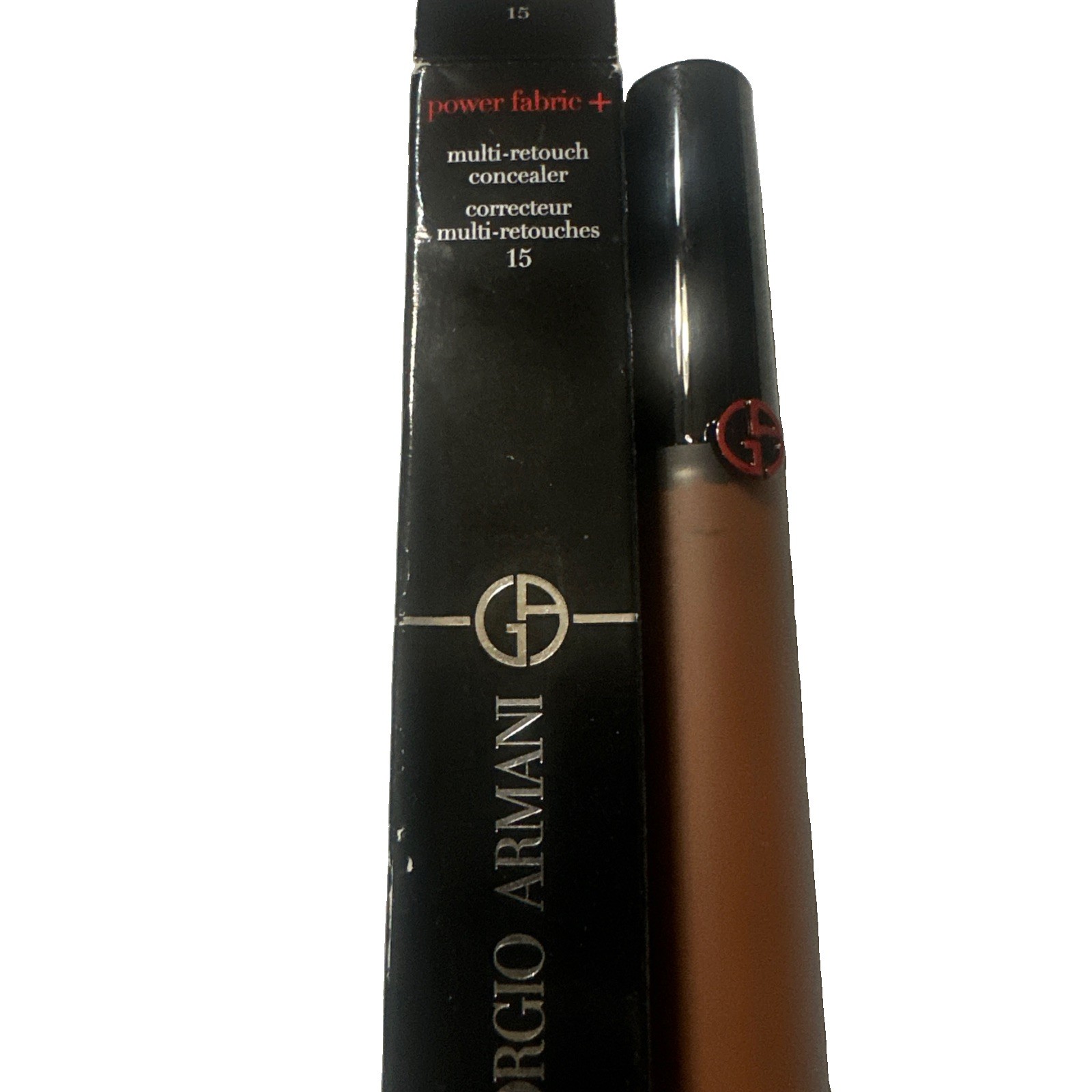 Giorgio Armani POWER FABRIC high coverage stretchable Concealer shade #15 NIB