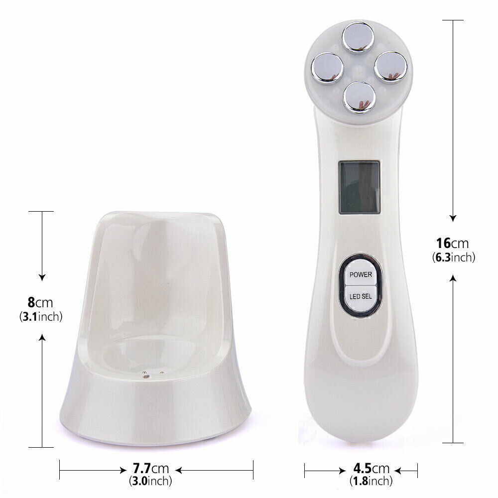 5 In 1 LED RF EMS Photon Therapy Rejuvenation Beauty Skin Care Spa Face Device