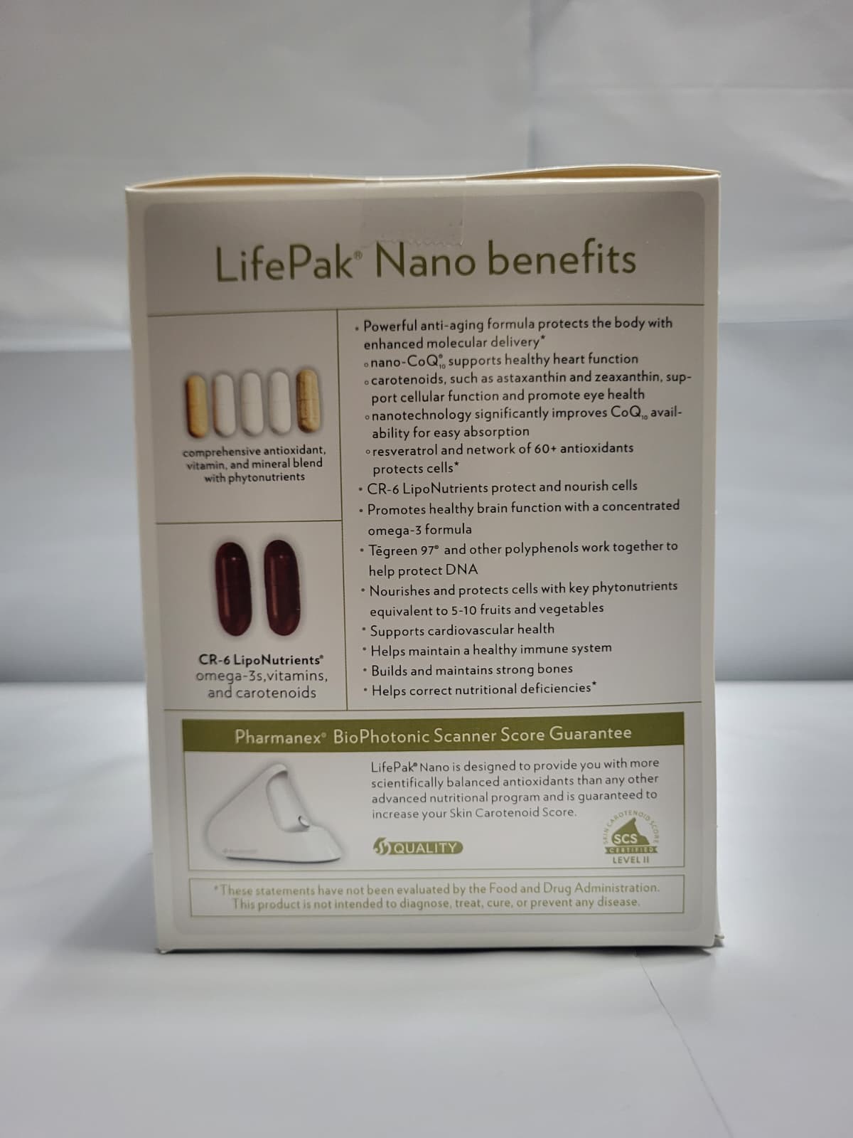 Nu Skin Pharmanex Lifepak Nano, 60 packets, Exp 12/2027
