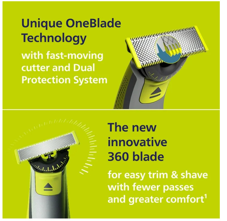 Philips Norelco OneBlade 360 Face Trimmer Shaver QP2724