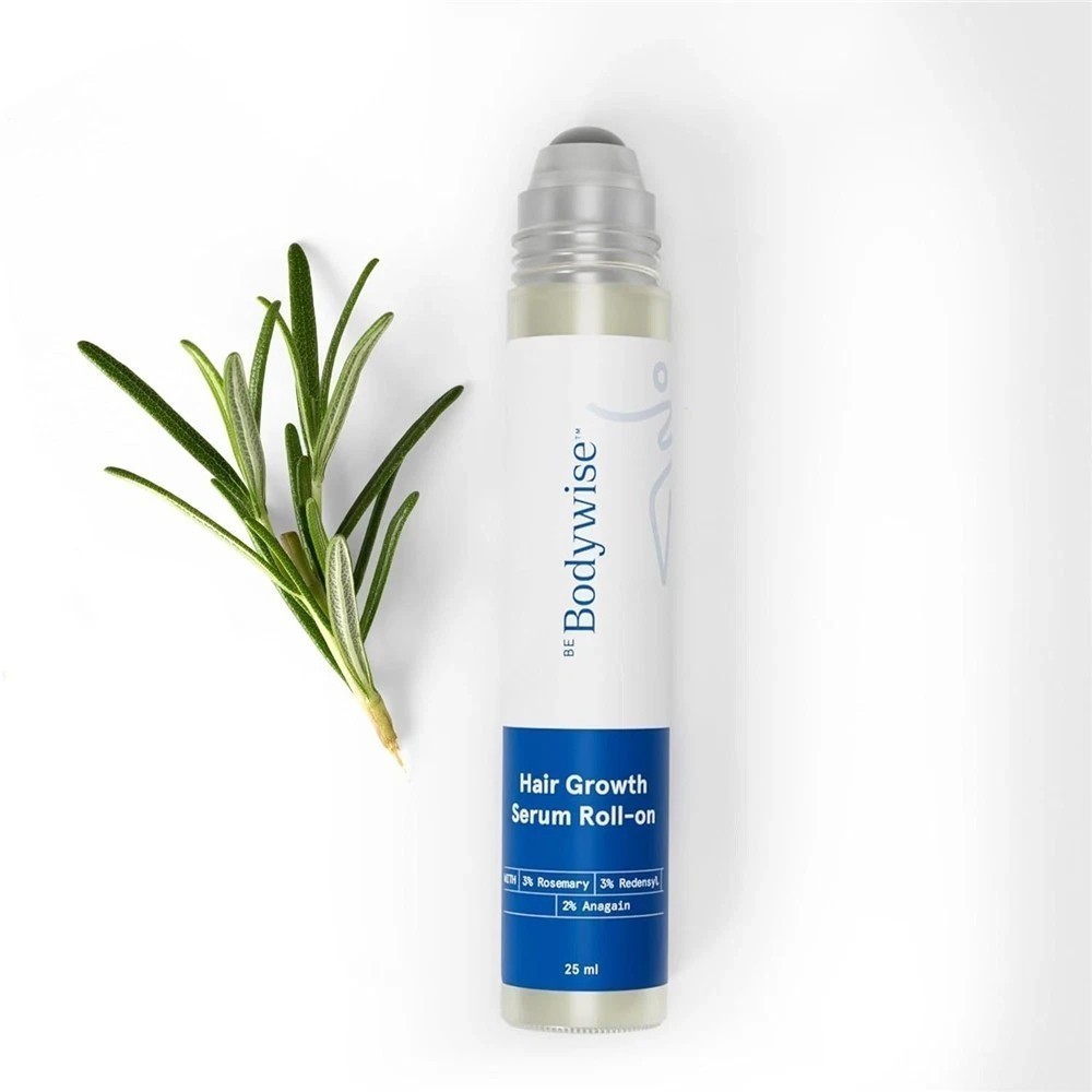 NEW Be Bodywise Hair Growth Serum Roll On – 3% Rosemary, 3% Redensyl & 2% – 25ml