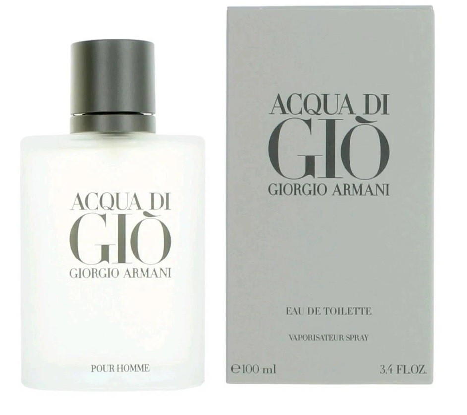 Acqua Di Gio By Giorgio Armani 3.4 oz Eau De Toilette Spray Men’s New & Sealed