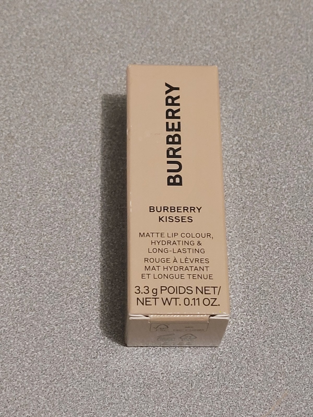 Burberry Kisses Matte Lipstick Colour 109 Military Red 3.3g Full Size NIB