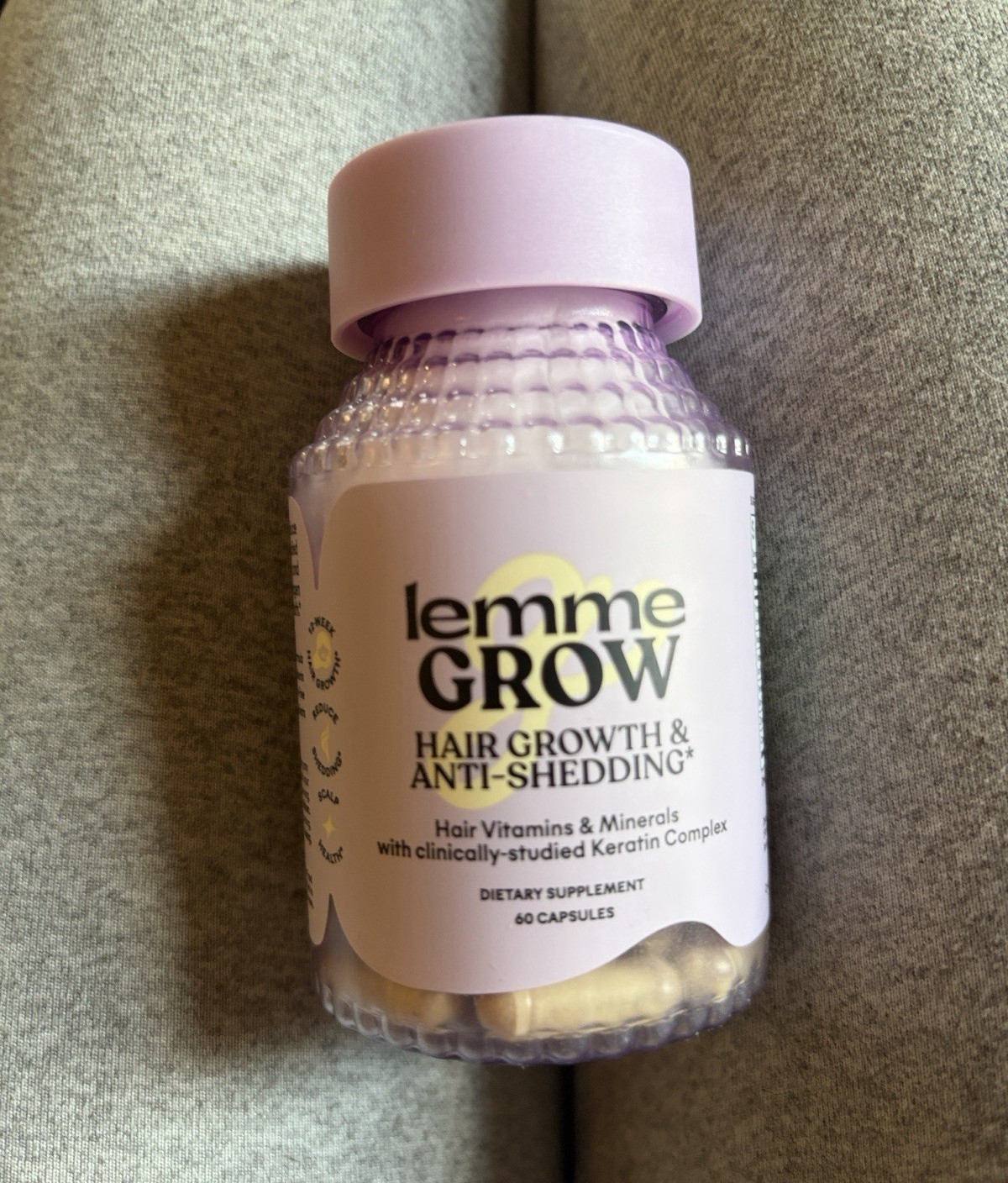 Lemme Grow Hair Growth & Anti-Shedding Capsules Biotin-Free 60 Count