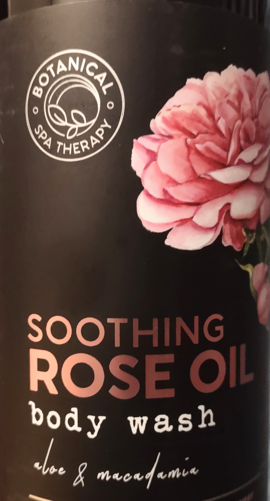 (2) Botanical Spa Therapy SOOTHING ROSE OIL BODY WASH Aloe & Macadamia 32 oz ea