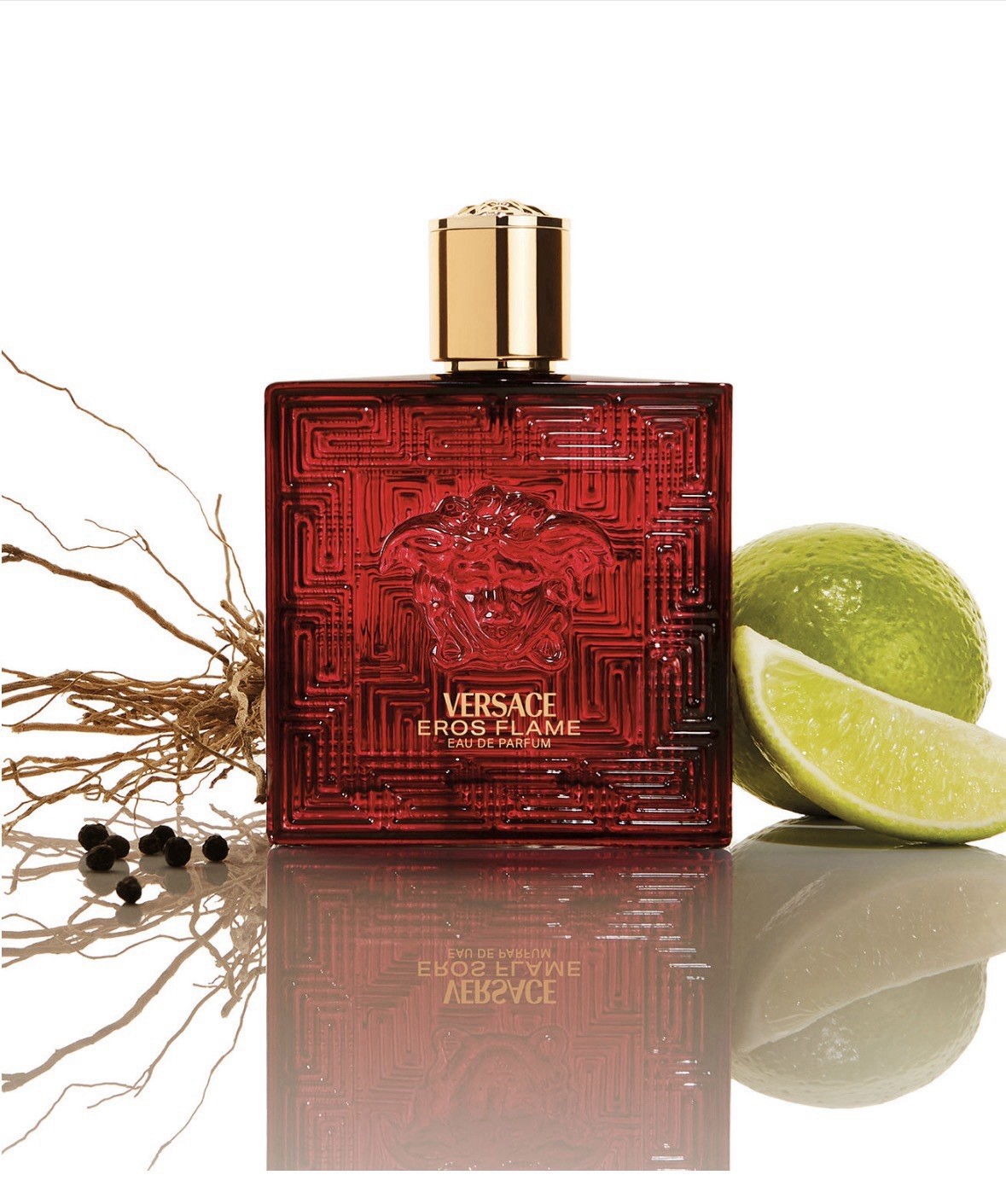 Versace Eros Flame Men’s Eau de Parfum Spray, 3.4 oz (100ml)